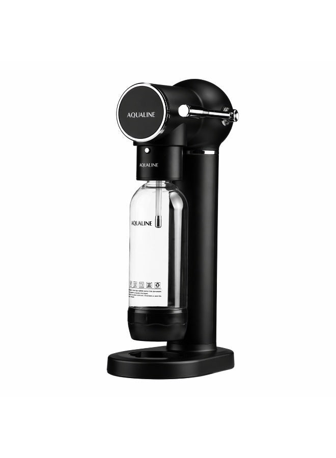 AQUALINE ESSENCE PRO Soda Maker | Sparkling Water Maker | Sparkle Any Drink | Standard Kit | Fizz Infuser Technology | CO₂ Cylinder Not Included | Black - Image 1