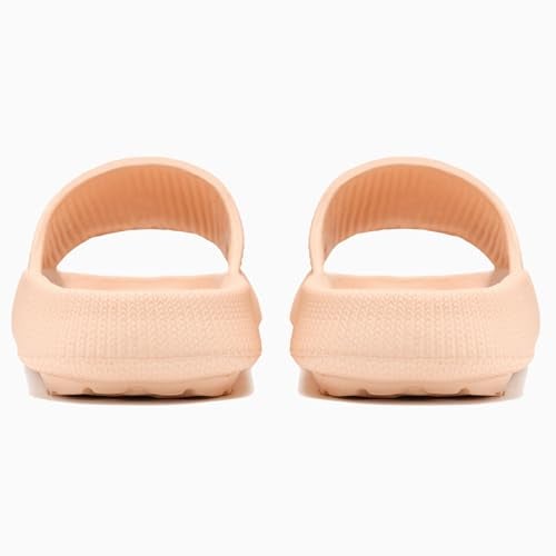 rosyclo Cloud Slides for Woman and Man, Pillow House Slippers Super Soft Comfy Non-Slip Massage Bathroom Shower Shoes Cloud Cushion Slide Sandals for Indoor Outdoor,Peach - Image 5