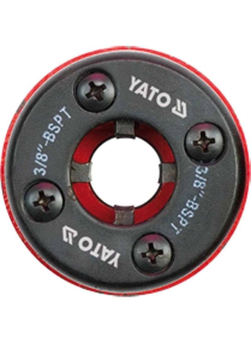 YATO Spare Head 3/8" For Ratchet Die Stocks Color Box YT-2917