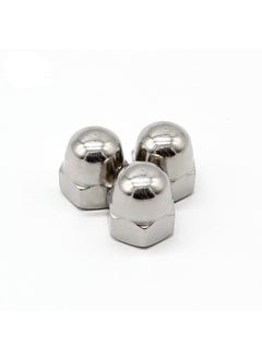 RELY+ Rely Pcs25 M4 Thread Dome Head Cap Nut Stainless Steel 304 Top Nut Hex Dome Head Acorn Nut or Crown head for Vehicle Tyre DIY projects Vehicle Furniture or Home Improvement  - Image 4