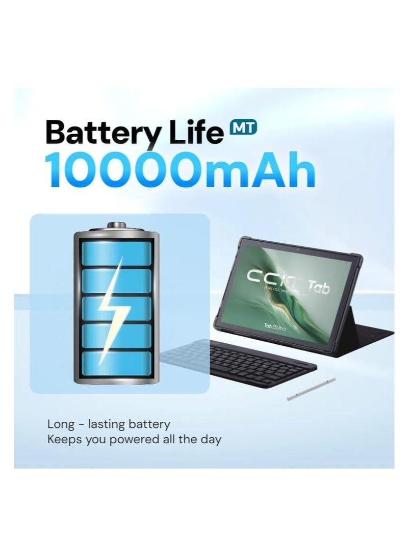 CCIT TAB 13 Ultra 11" Android Tablet | 8GB RAM 256GB ROM | Octa-Core | Dual SIM 4G LTE | Wi-Fi | 7000mAh Battery | Bluetooth | Perfect Tablet for Study, Online Classes & Entertainment - Image 2