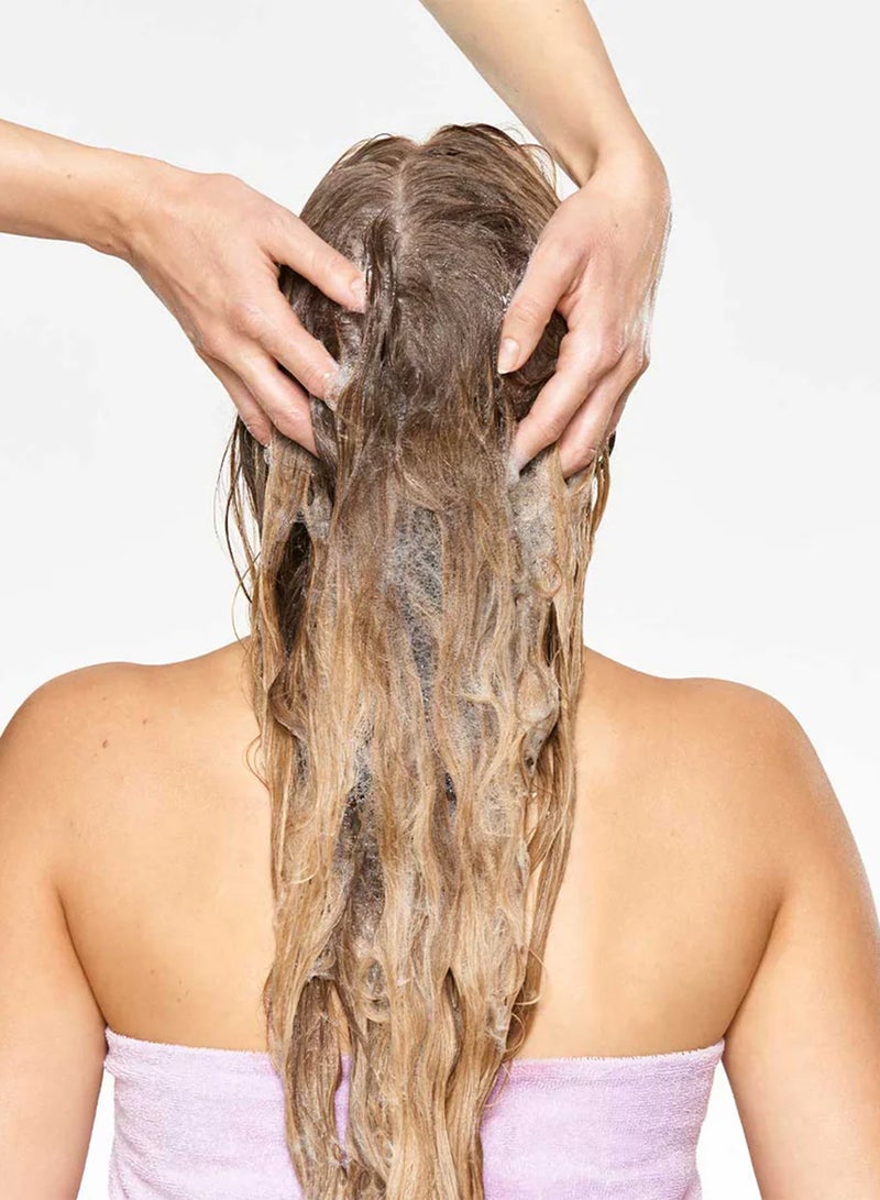 Milk Shake شامبو فوليوم سلوشن – شامبو مكثف للشعر الناعم وجميع أنواع الشعر – تركيبة خالية من البارابين وSLES مع مشتقات قصب السكر وبروتينات الحليب ومستخلصات الفواكه العضوية لجسم خفيف ولمعان، 1 لتر - Image 4