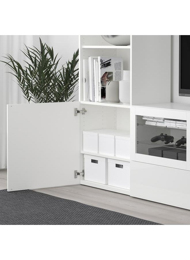 Beauenty Storage box with lid, white, 18x25x15 cm  - Image 4