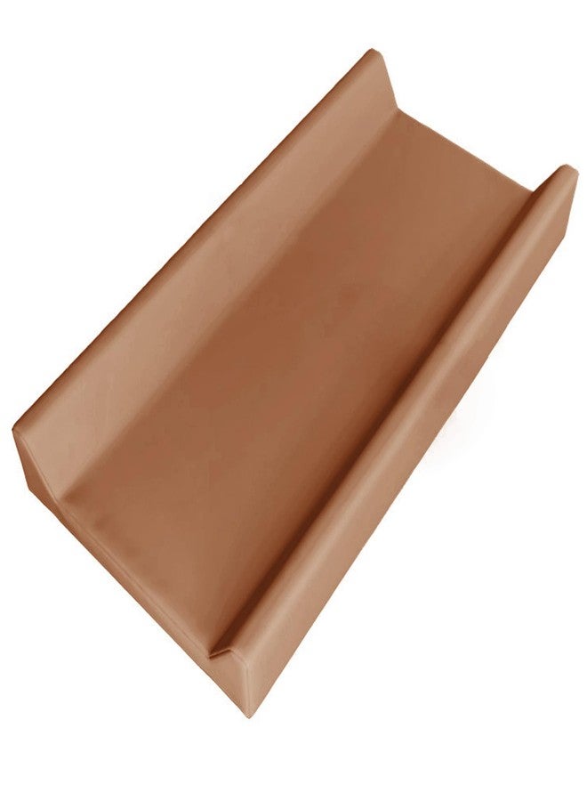Owlowla Changing Pad Cover,Waterproof Changing Pad Covers-Soft Leather Diaper Changing Table Cover,Fits Standard Changing Pads for Baby Boy Girl（Brown） - Image 1