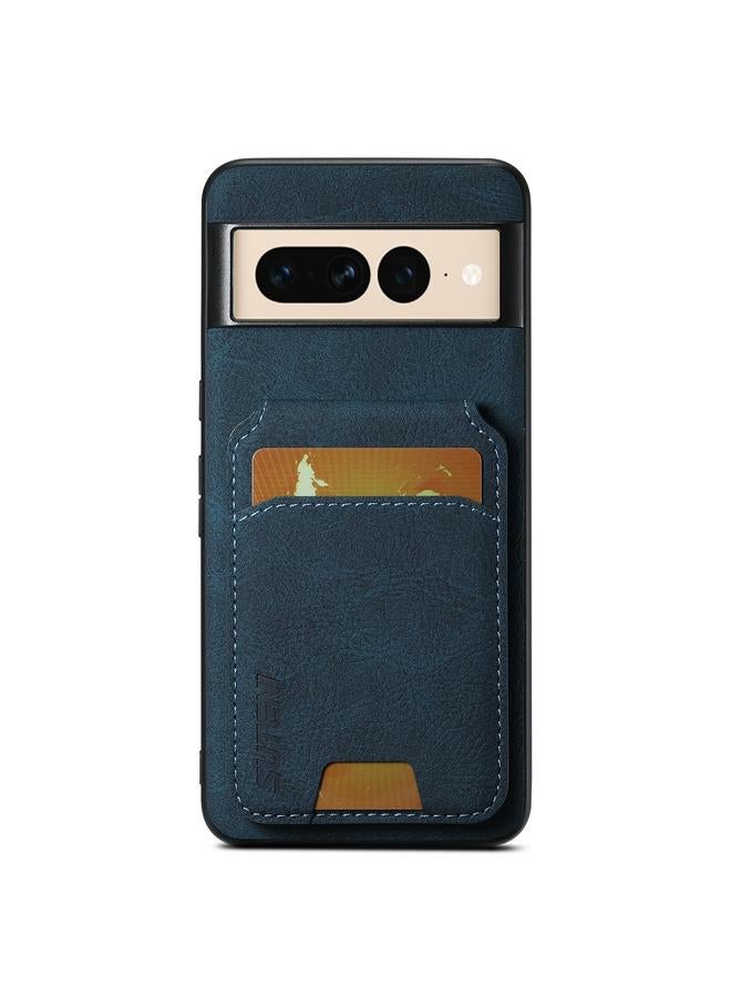 Suteni Case For Google Pixel 7 Pro H02 Litchi Leather Card Wallet Stand Back Phone Case - Image 1