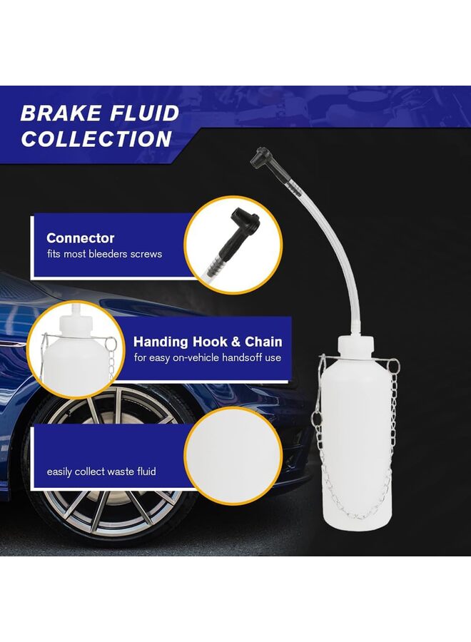 Brake Bleeder kit Vacuum Brake Bleeder Brake Bleeder kit one Person Power Bleeder 3L Add 1 Liter Waste Oil Collection Bottle - Image 2