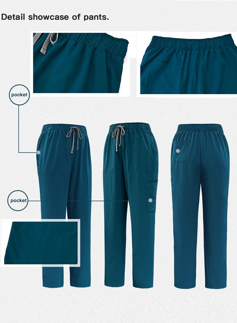 NiaaHinn Medical Scrub Suit Surgical Gown Suit Doctor Nurse Suit - Image 4