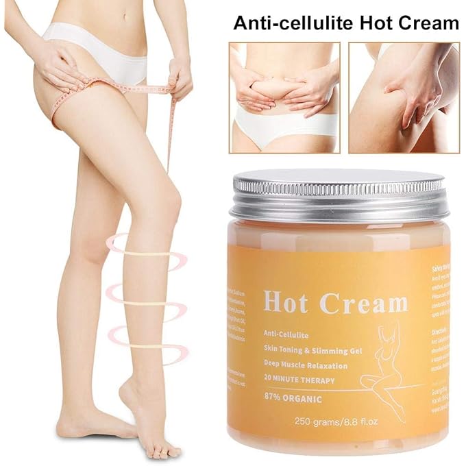 MQUPIN Anti Cellulite Cream 250g,Hot Cream,Slimming Cream,Fat Burning Cream,Organic body slimming cream,Natural Cellulite Treatment Cream for Tightening Skin,Tummy, Abdomen,Legs, Arms, Buttocks and Waist - Image 2