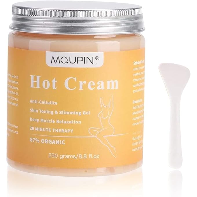 MQUPIN Anti Cellulite Cream 250g,Hot Cream,Slimming Cream,Fat Burning Cream,Organic body slimming cream,Natural Cellulite Treatment Cream for Tightening Skin,Tummy, Abdomen,Legs, Arms, Buttocks and Waist - Image 1