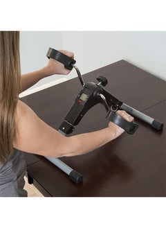 KUYING Folding Mini LCD Exercise Bike Portable Arm Leg Resistance Cycle Pedal Exerciser  - Image 4