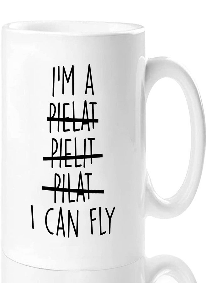 Aurahouse Funny Pilot Aviation Gifts for Men Women-I Can Fly Mug 11oz, Aircraft Pilot Present for Kids Boys Airplane Lover, Pilots Birthday Graduation Gift, Father's Day Christmas Gift Cup - Image 1