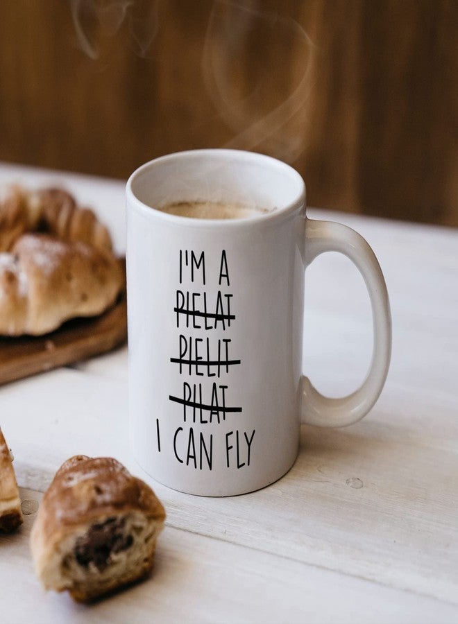 Aurahouse Funny Pilot Aviation Gifts for Men Women-I Can Fly Mug 11oz, Aircraft Pilot Present for Kids Boys Airplane Lover, Pilots Birthday Graduation Gift, Father's Day Christmas Gift Cup - Image 4
