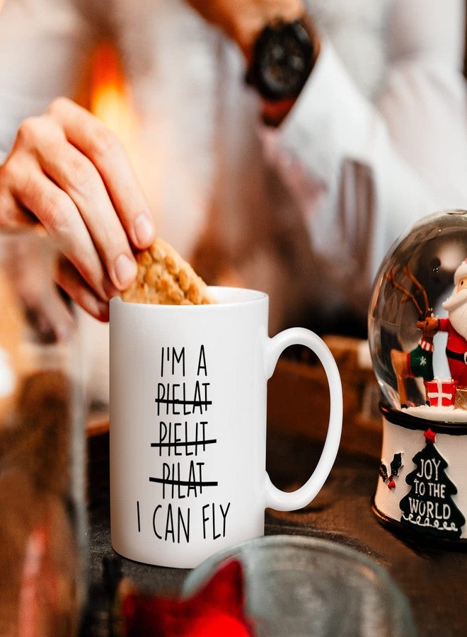 Aurahouse Funny Pilot Aviation Gifts for Men Women-I Can Fly Mug 11oz, Aircraft Pilot Present for Kids Boys Airplane Lover, Pilots Birthday Graduation Gift, Father's Day Christmas Gift Cup - Image 3