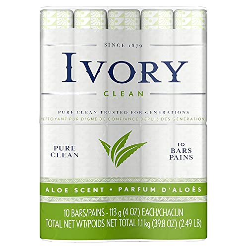 Ivory Bar Soap Bath Size Aloe 10 ea Pack of 3 - Image 2