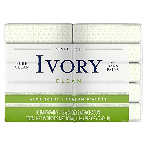 Ivory Bar Soap Bath Size Aloe 10 ea Pack of 3 - Image 5