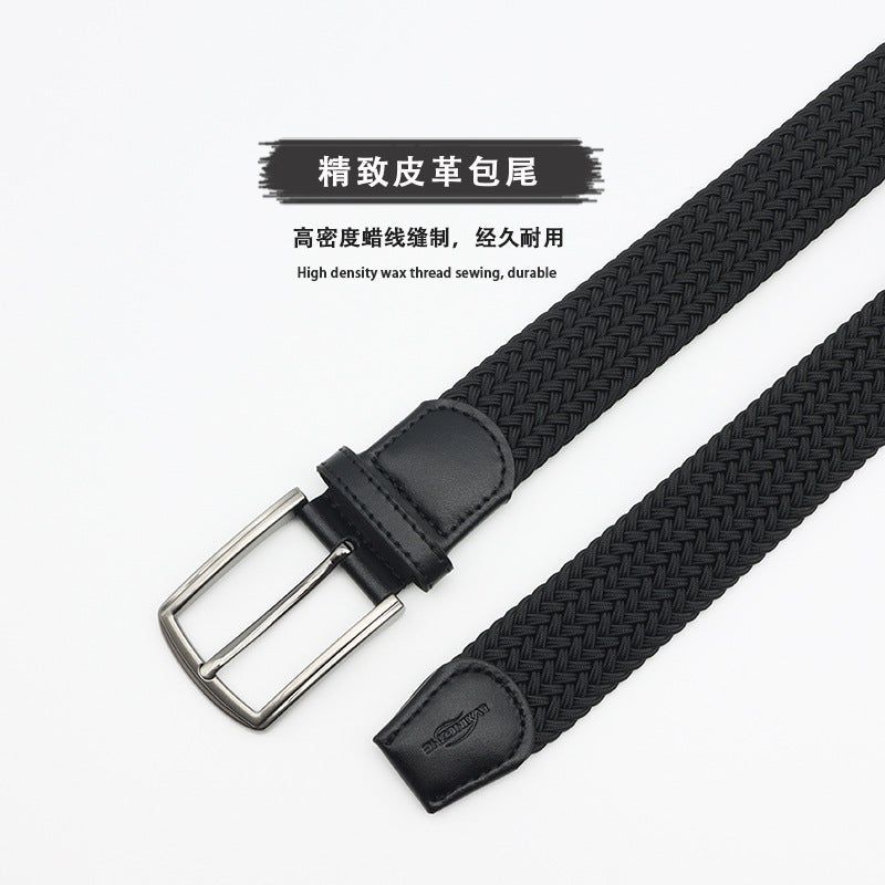 Stretch Woven Belt Casual Men'S Belt Korean Version Of Joker Ladies Canvas Belt Generation - Image 4