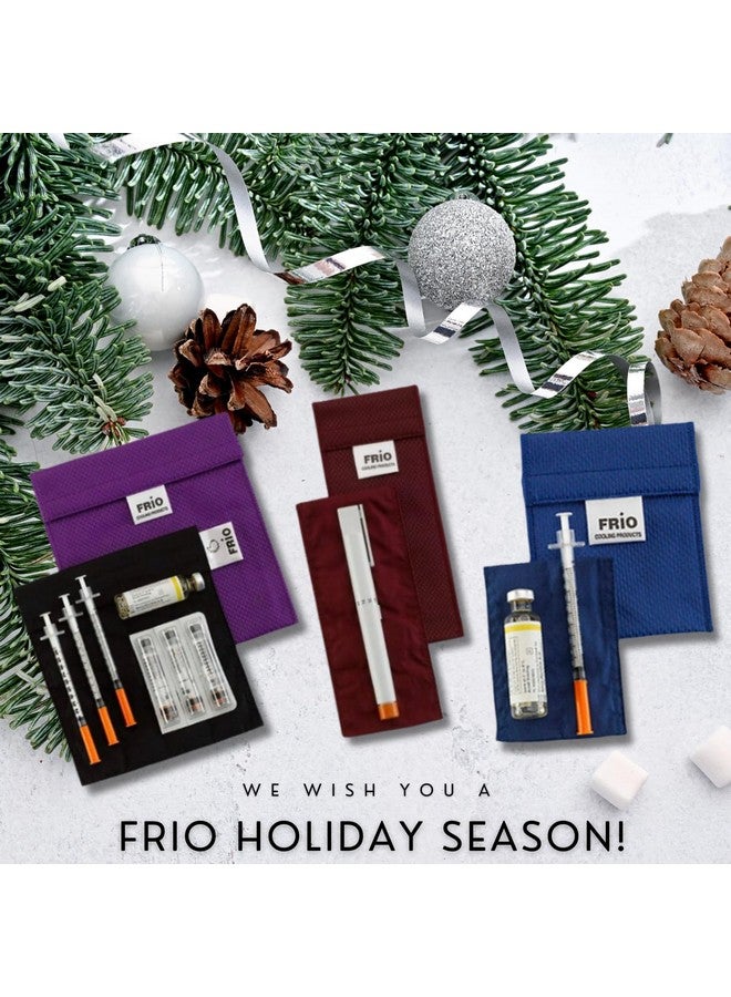 FRIO ® ديو: محفظة سفر لتبريد الأنسولين (أسود) لمرضى السكري مصنوعة في المملكة المتحدة - بدون أكياس ثلج، مرة أخرى أبداً! - Image 3