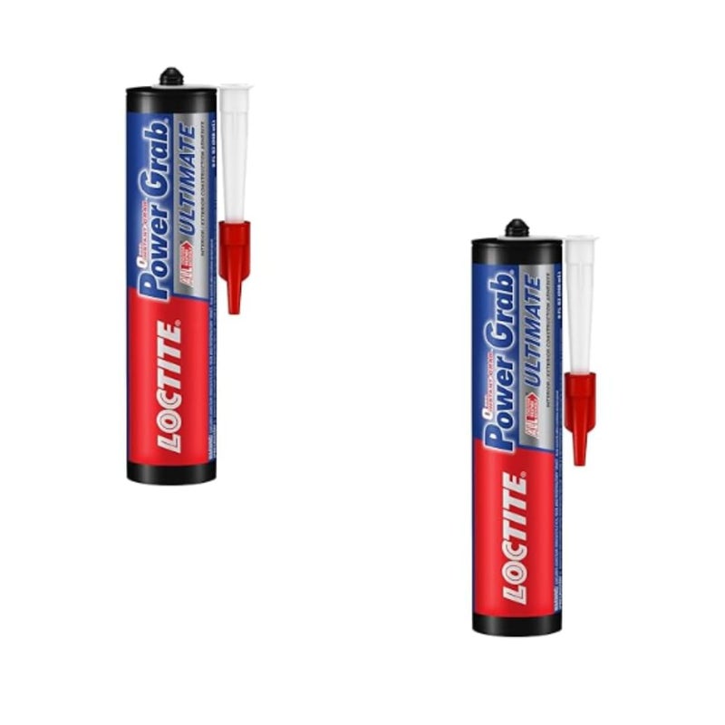 Loctite Power Grab Express Construction Adhesive, ultimate strength, 0 second grab, high tack adhesive, No-nails and screws, no clamping, DIY no mixing, metal, tiles, wood, concrete,177ml x pack of 3 - Image 5