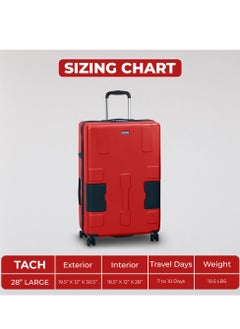 TACH Connectable Luggage 28" Large Size Spinner Luggage with TSA Locks Hard Shell Patented Built-In Connecting System Easily Links 6 Bags  - Image 3
