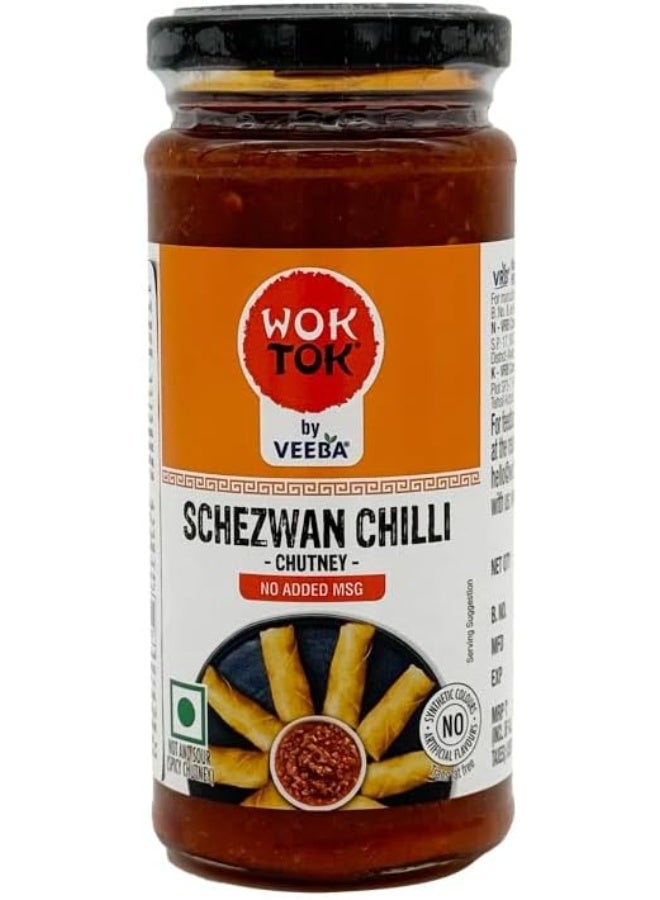 Veeba Schezwan Chilli Chutney 250g - Image 1
