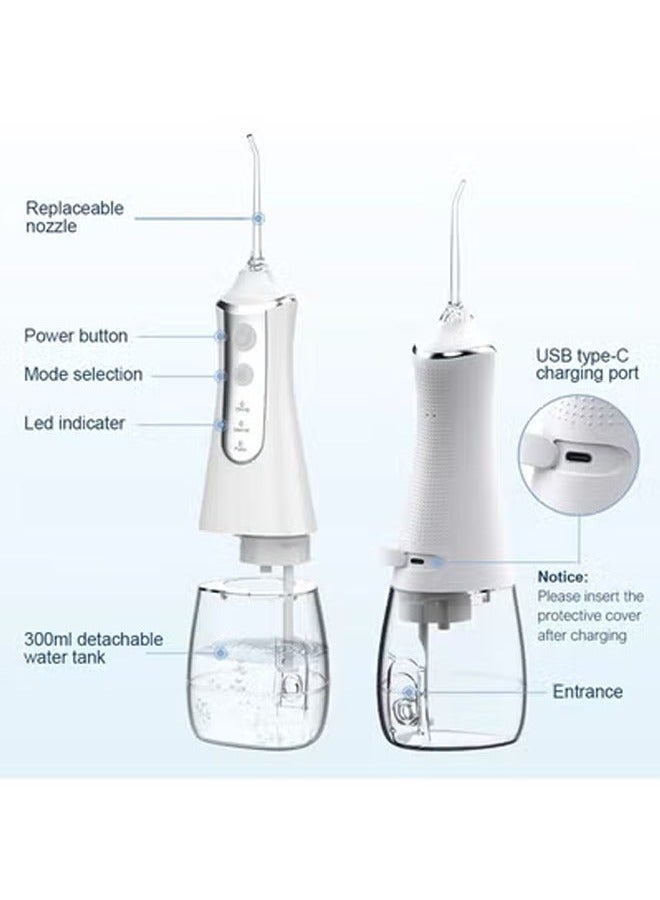keke Portable USB Rechargeable Water Jet Teeth Cleaner with Water Flosser - Image 5