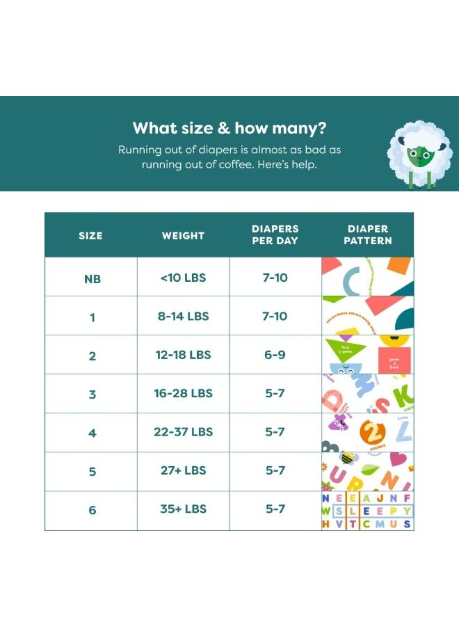 Babyganics Babyganics Diapers, Size 1, 80 ct, Ultra Absorbent Diapers  - Image 3