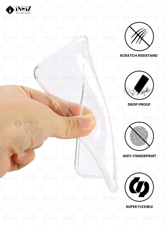 إينيكس جراب نحيف للغاية مصنوع من مادة تي بي يو مع 4 زوايا ممتصة للصدمات ومضاد للخدش والسقوط لهاتف هونر‎‎ ‎X8‎a-شفاف - Image 3