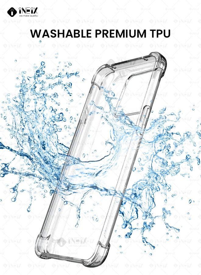 إينيكس جراب نحيف للغاية مصنوع من مادة تي بي يو مع 4 زوايا ممتصة للصدمات ومضاد للخدش والسقوط لهاتف هونر‎‎ ‎X8‎a-شفاف - Image 5