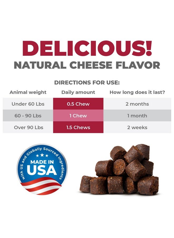 مايتي بيتز ماكس كرانبيري لعلاج التهاب المسالك البولية لدى الكلاب - مكمل غذائي فائق القوة بالتوت البري للكلاب + د-مانوز. يُحسّن التحكم بالمثانة لدى الكلاب. مضغ للعناية بالمسالك البولية ودعم الكلى. - Image 4