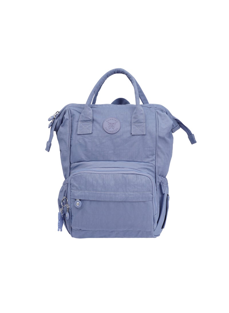 CAPRICE COLLECTION Baby Dipper Bagpack Mommy Bag – Water-Proof Nylon, Multi-Compartment, Adjustable Strap, Lavender  - Image 1
