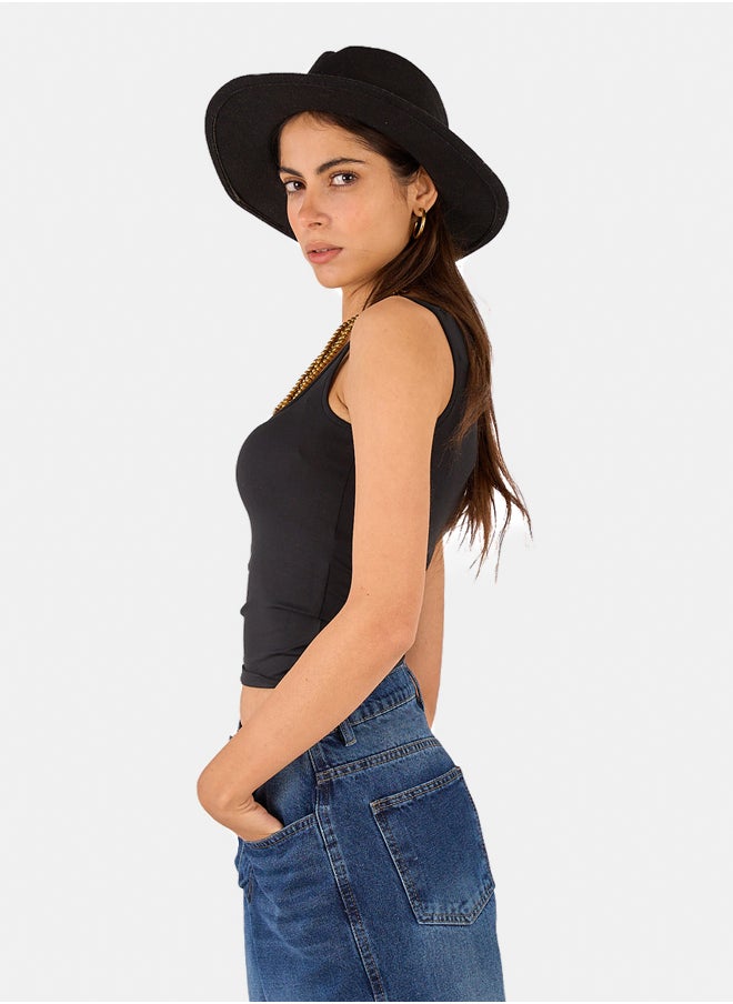 Clue Square Neck Cropped Top  - Image 2