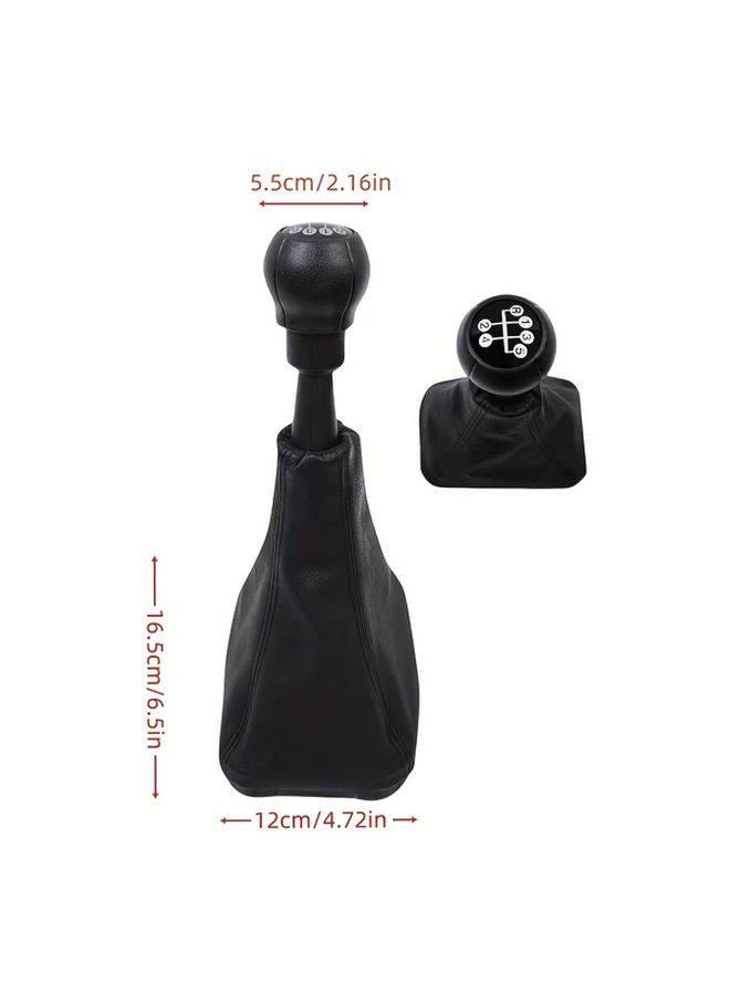 Black 5 Speed Manual Gear Shift Handball Kit Compatible with Multiple Vehicle Models - Image 2