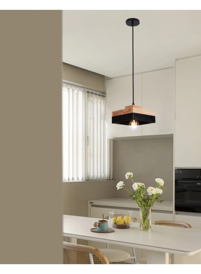 Best Power Modern Kitchen Pendant Light 6184 with E27 Lamp Base (Bulb Not Included) – Adjustable Hanging Light 90cm for Dining Room, Living Room, and Kitchen - Image 1