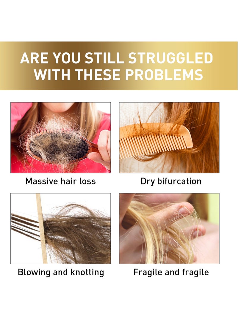 EELHOE Hair Exfoliating Scrub, Refreshing Exfoliating Scalp Scrub, Moisturizing Hair Firming And Densifying Scrub, Smooth Skin Body Scrub Exfoliates and Restores Skin's - Image 3