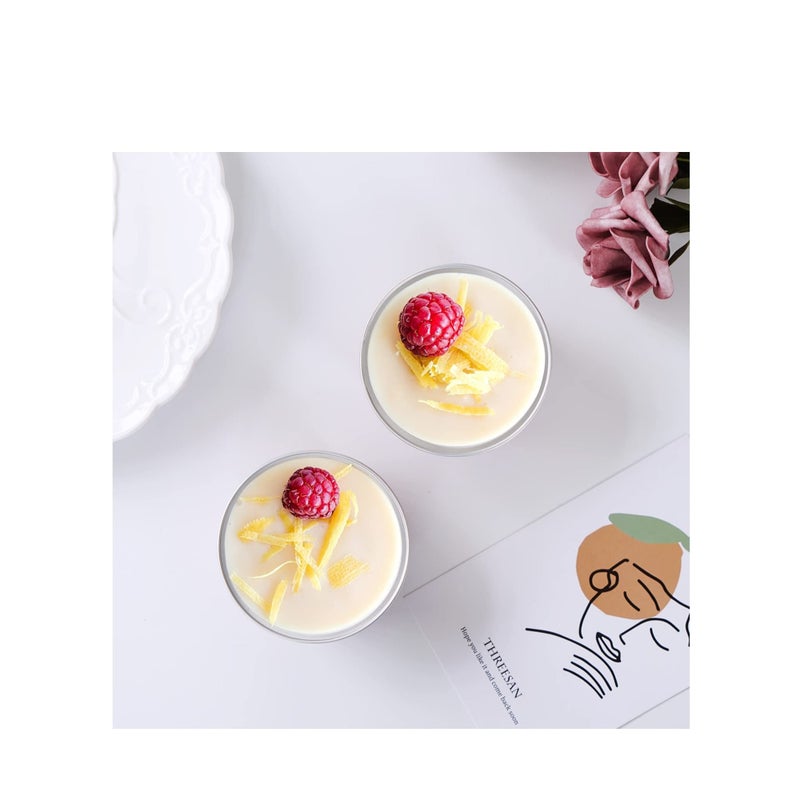 Zikra Disposable Foil Ramekins with Lids, 30pcs 5oz 125ml Aluminum Foil Muffin Liners Cupcake Baking Cups, Mini Pie Pans with Lids, Disposable Foil Baking Cups Containers for Creme Brulee - Image 3