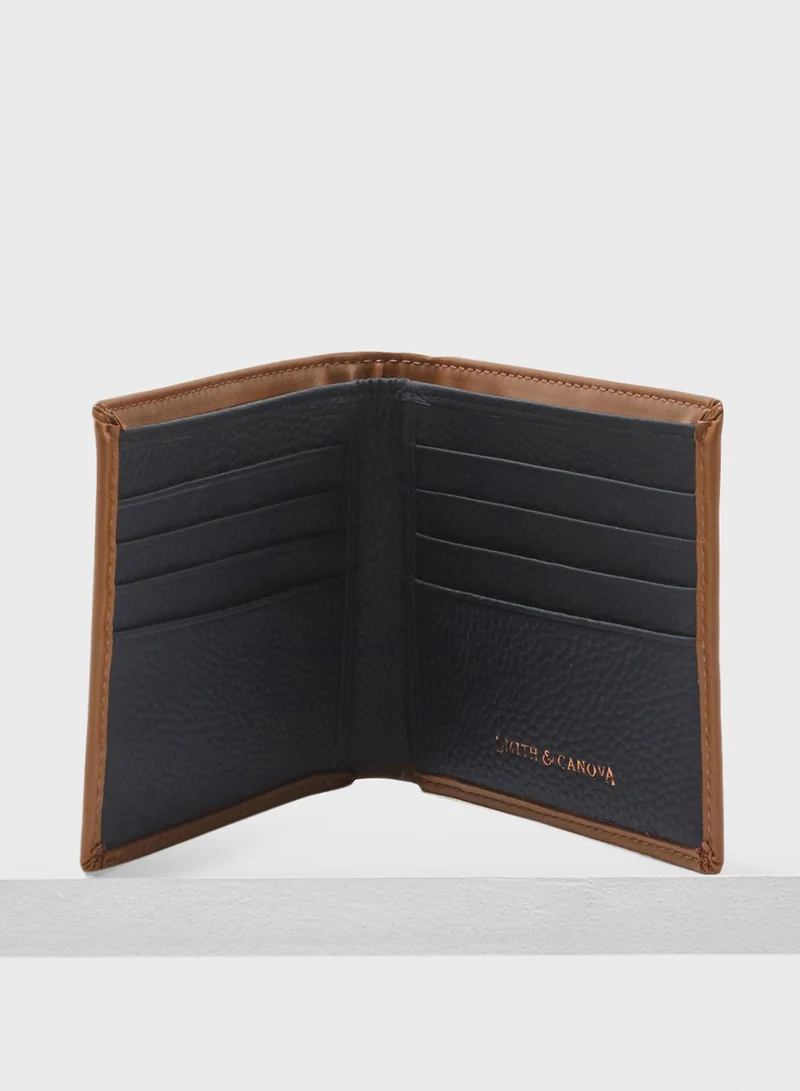 Smith & canova Smooth Outer Grain Wallet