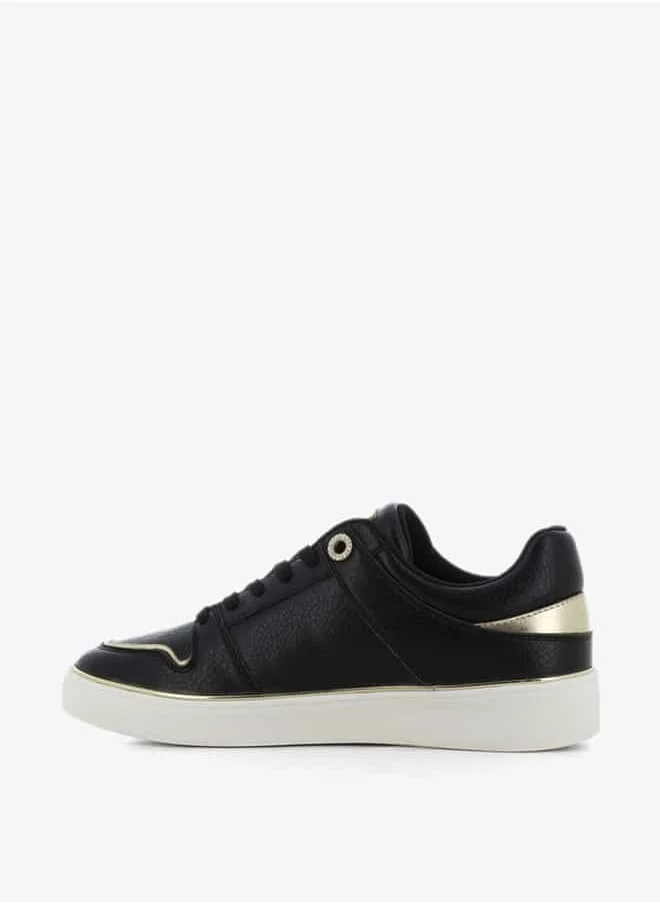 SJ Women's Lace-Up Low Ankle Sneakers