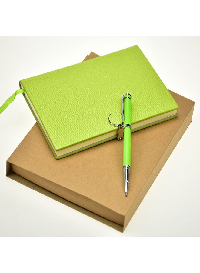 NIBEMINENT A5 Noteebook With Pen Set Green - Image 2