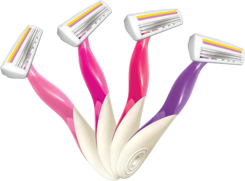BIC Soleil Twilight Women's Disposable Razors - 4 Count with Lavender Scented Handles - Image 3