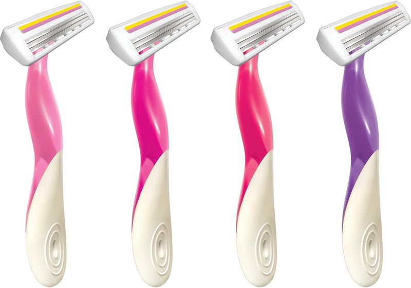 BIC Soleil Twilight Women's Disposable Razors - 4 Count with Lavender Scented Handles - Image 2