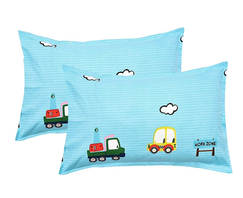 RRC Super Soft Brushed Microfiber Cotton Printed Pillow Covers,Pack of 2,17X27(Inches) 43X63(CM) Pilllow Covers - Image 4