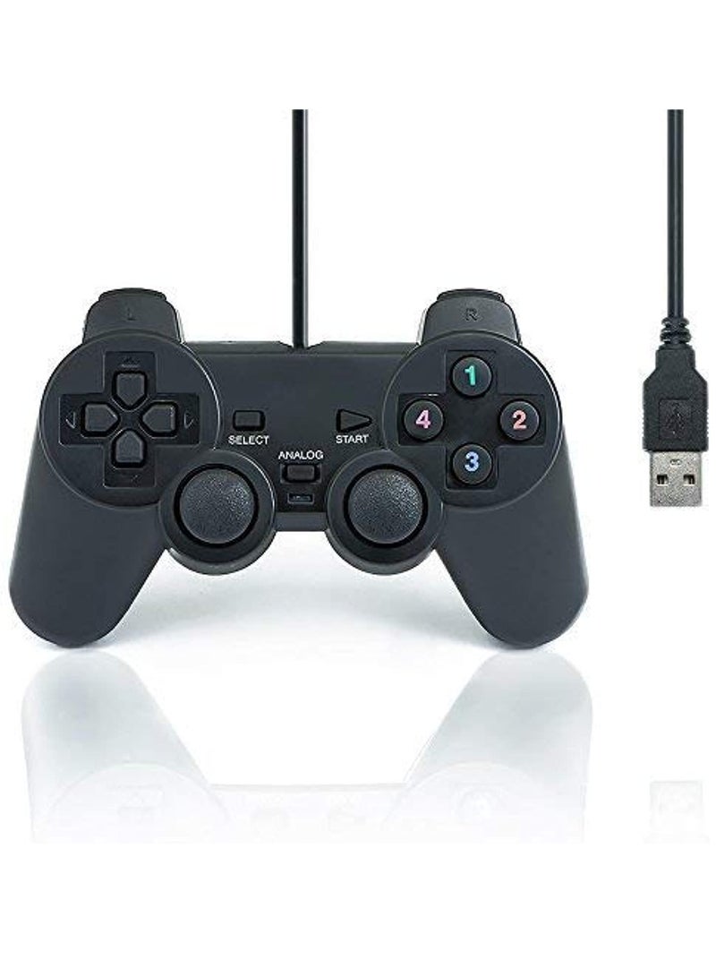 Wired arm with USB port supports computers and laptops, gaming controller for the computer, ergonomically designed for comfort and control while playing