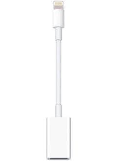 for iPhone & iPad Lightning to USB Camera Adapter - Azonee Connect Cameras, Card Readers, USB Drives, MIDI Keyboards - Compatible with Various iPhone & iPad Models - OTG Cable Adapter