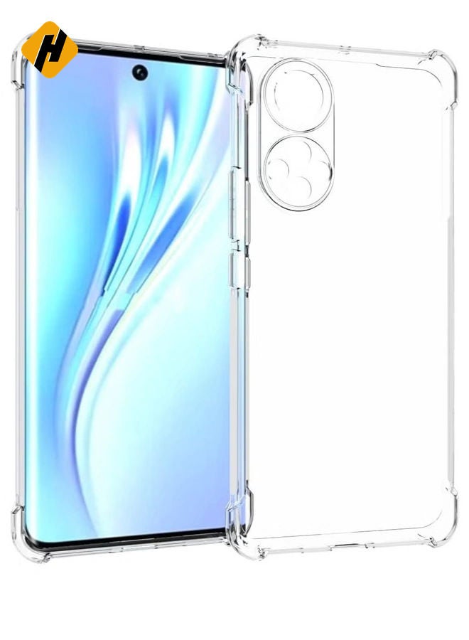 HuHa Huawei Nova 9 / Honor 50 5G Case Cover Back Air Cushion Soft Silicone Shockproof Anti-Scratch Protective Bumper Shell Corner  - Image 1