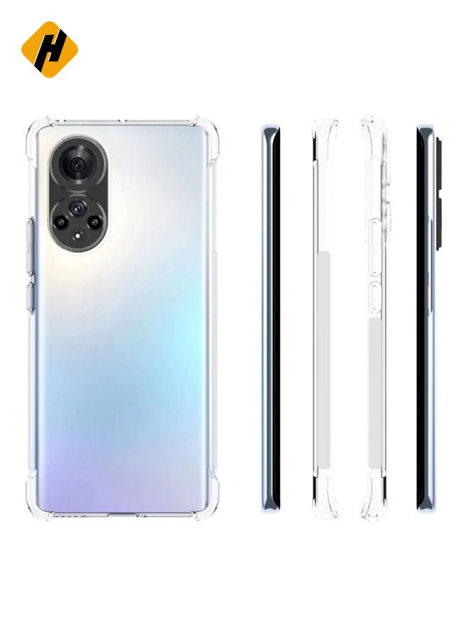HuHa Huawei Nova 9 / Honor 50 5G Case Cover Back Air Cushion Soft Silicone Shockproof Anti-Scratch Protective Bumper Shell Corner  - Image 3