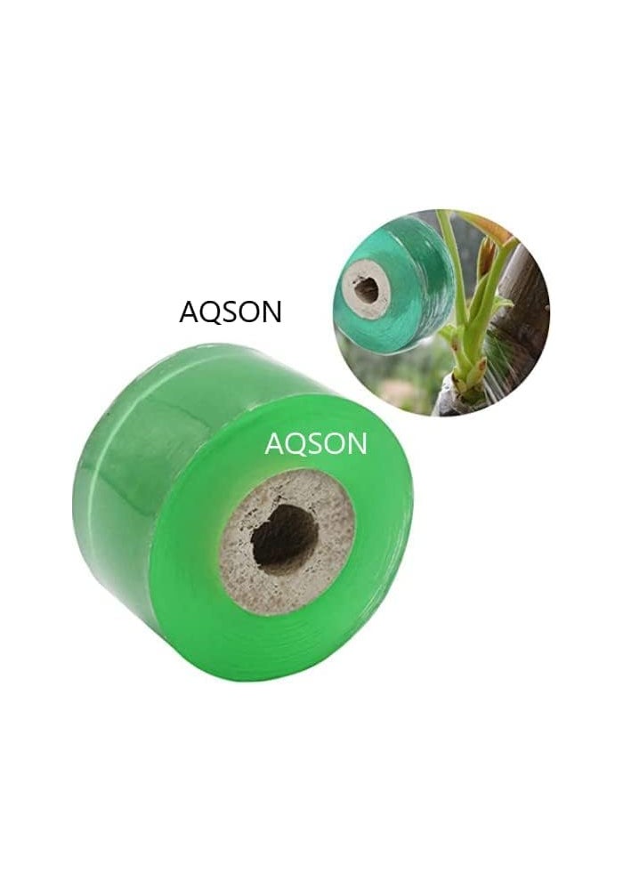 AQ AQSON AQSON Grafting Tape - Green Stretchable Floral Tape for Plant Repair and Grafting - Image 2