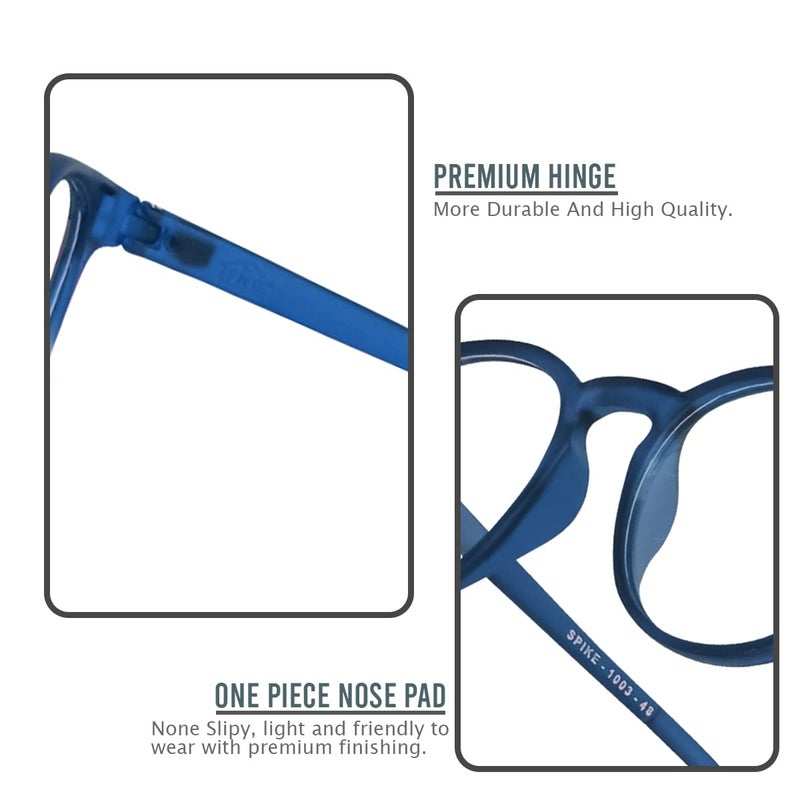 EYMEN Classic Non Prescription Clear Lens Glasses for Women Men Round Frame Eyeglasses Multiple Shades - Image 5