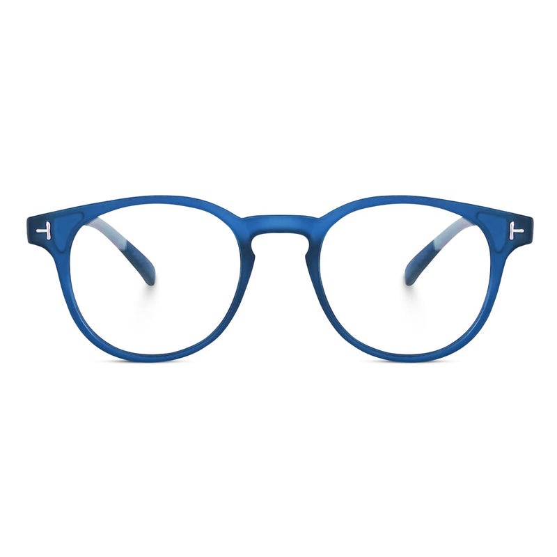EYMEN Classic Non Prescription Clear Lens Glasses for Women Men Round Frame Eyeglasses Multiple Shades - Image 2