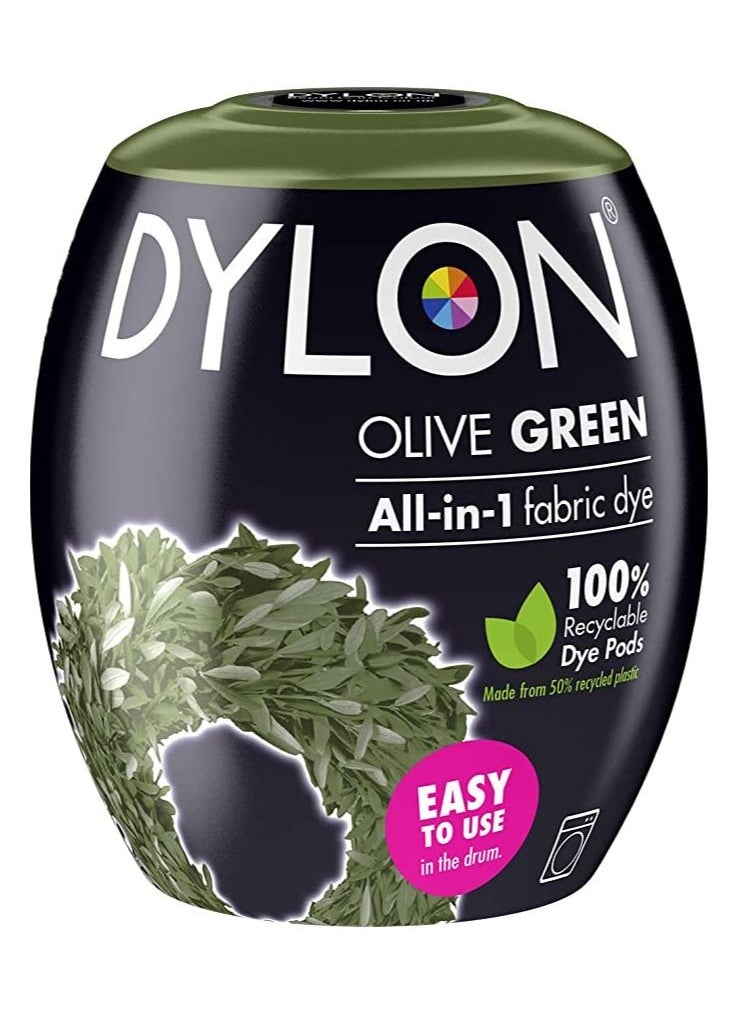 DYLON All In One Fabric Dye Pod Olive Green 350g  - Image 1