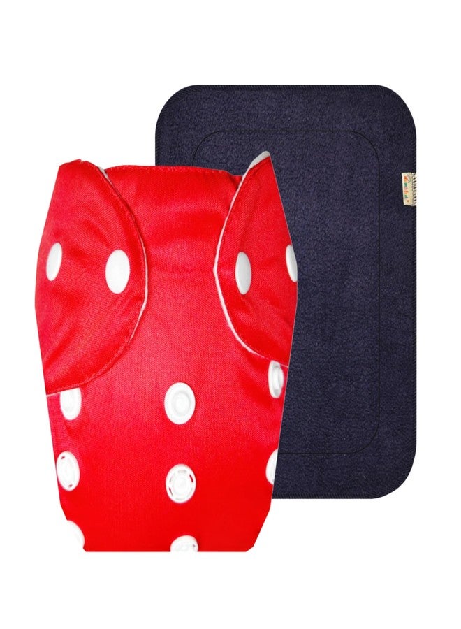 حفاضات قماشية دمبلدو لايت مع حشوة رمادية (عبوة من قطعة واحدة) | ملائمة تمامًا | تسمح بمرور الهواء | سريعة الجفاف | مثالية للأطفال الصغار | من 3 أشهر إلى سنتين | للجنسين - Image 1